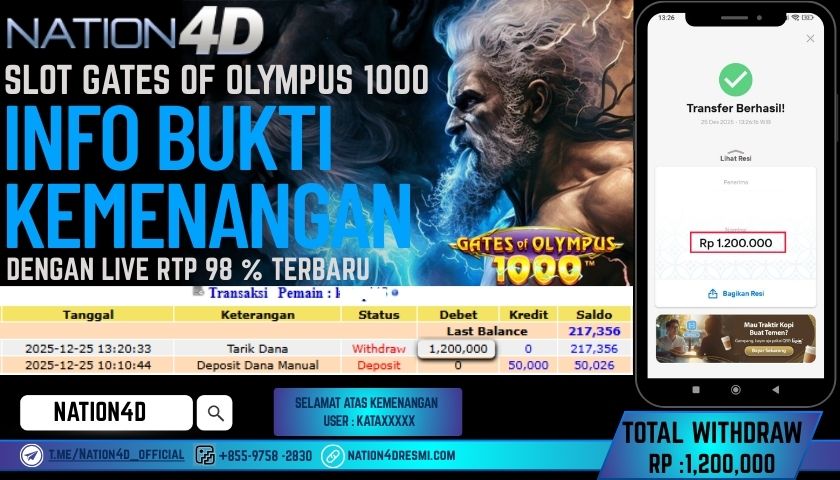 NATION4D -SLOT GATES OF OLYMPUS 1000 RP.1.200.000 LUNAS!