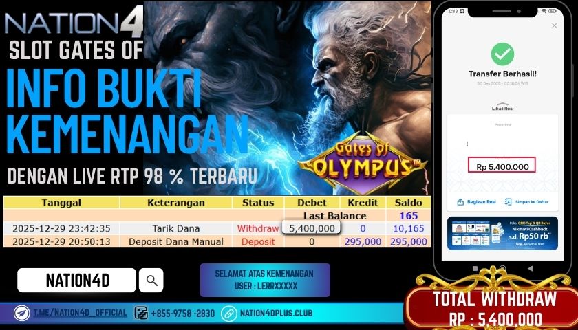 NATION4D-SLOT GATES OF OLYMPUS RP.5,400,000– LUNAS