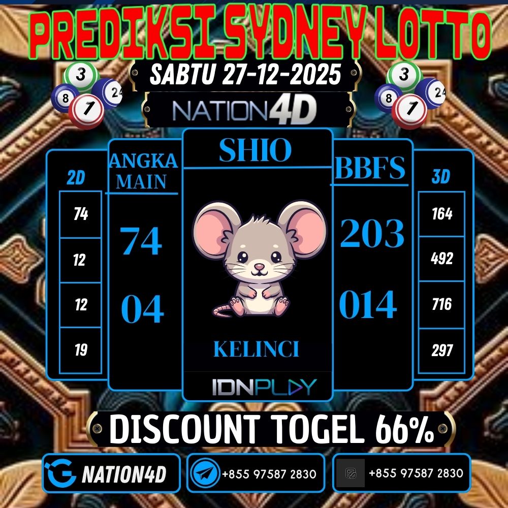PREDIKSI SYDNEY LOTTO