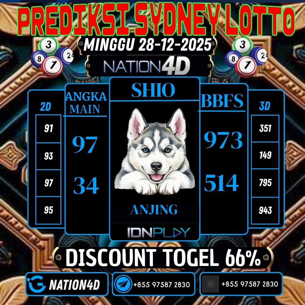 PREDIKSI SYDNEY LOTTO