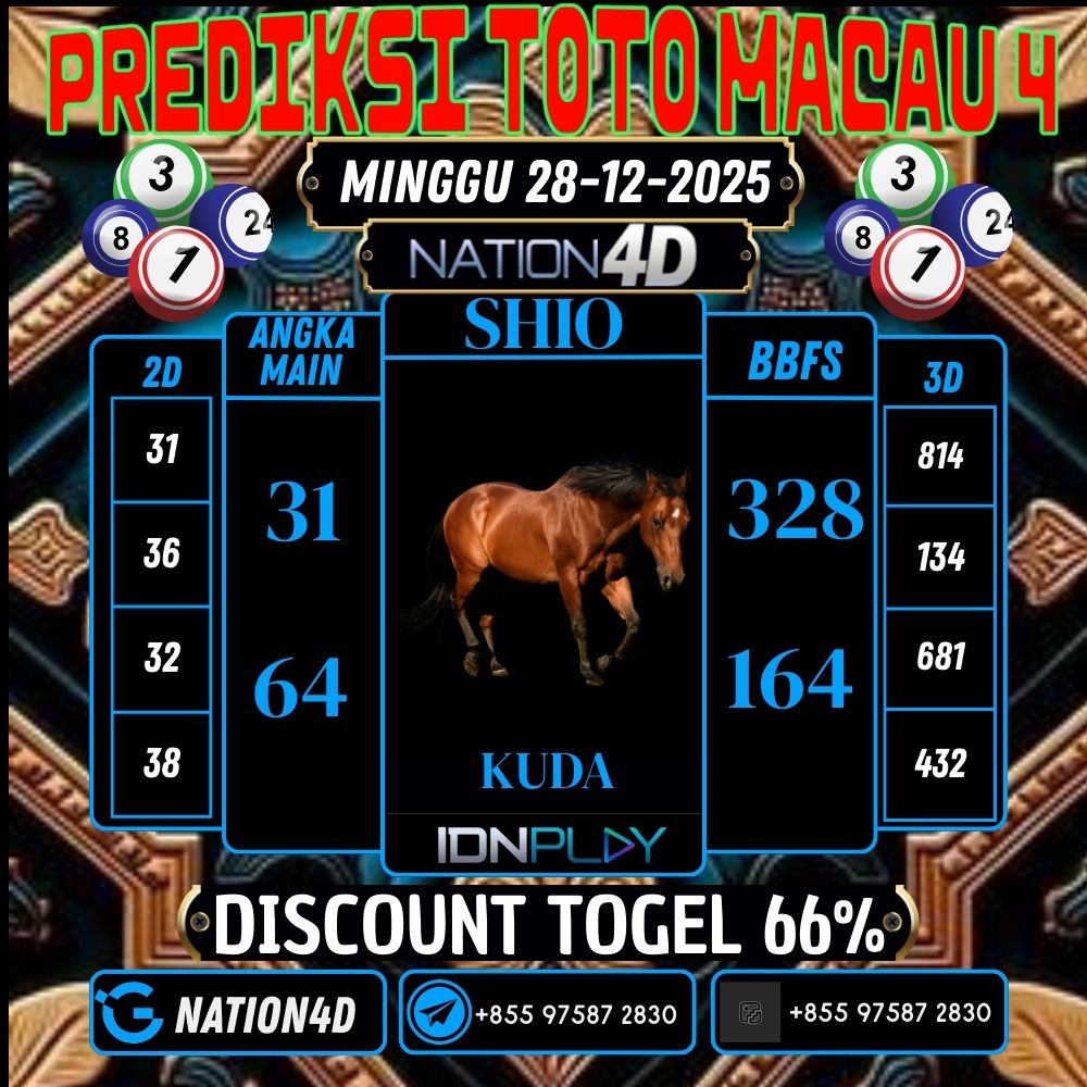 PREDIKSI TOTO MACAU 4