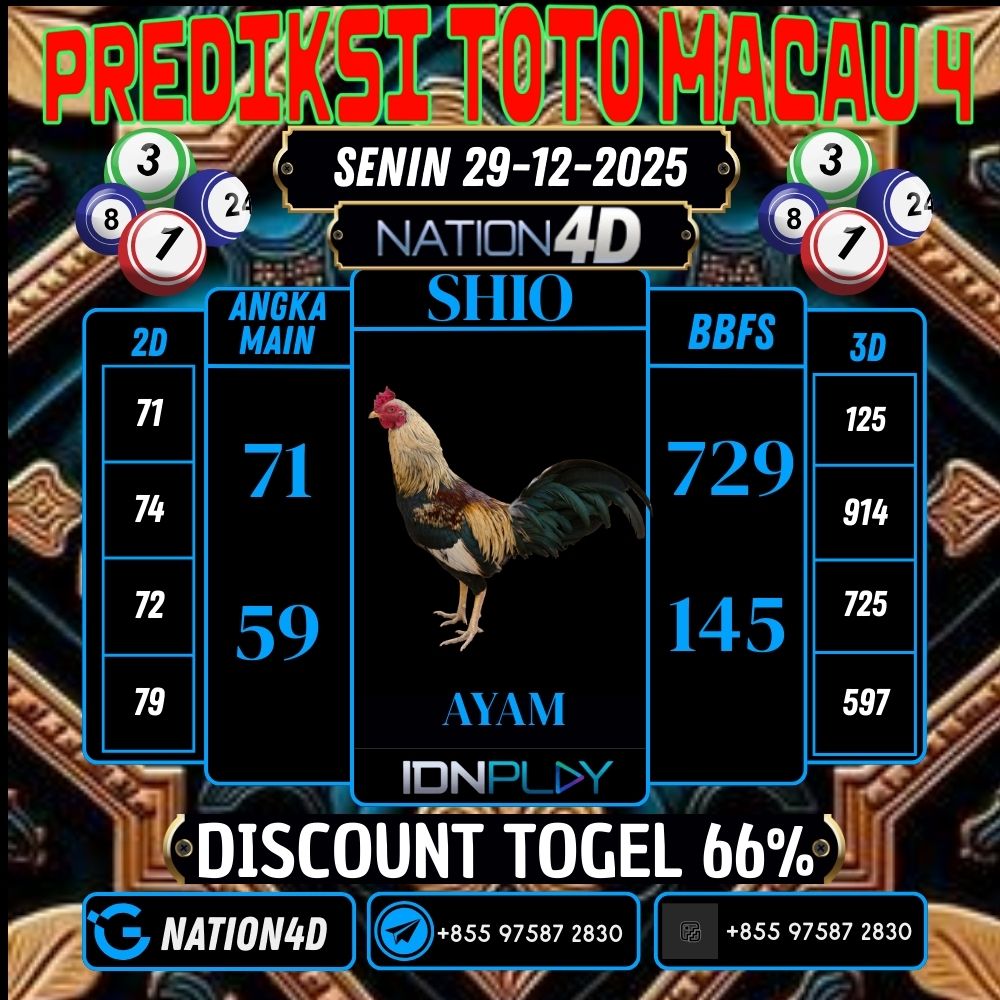 PREDIKSI TOTO MACAU 4