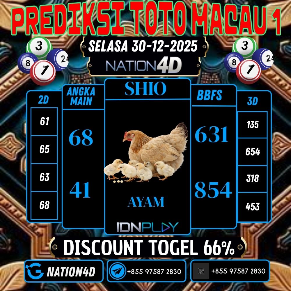 PREDIKSI TOTO MACAU 1