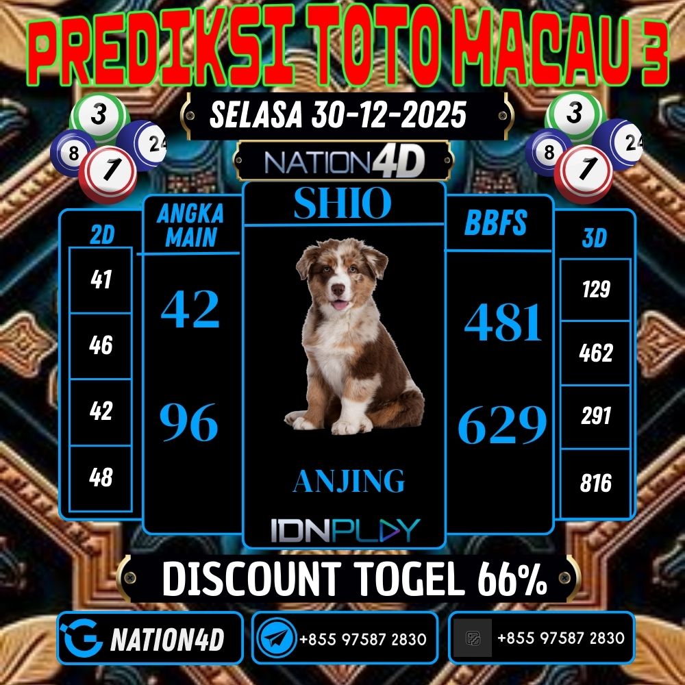 PREDIKSI TOTO MACAU 3