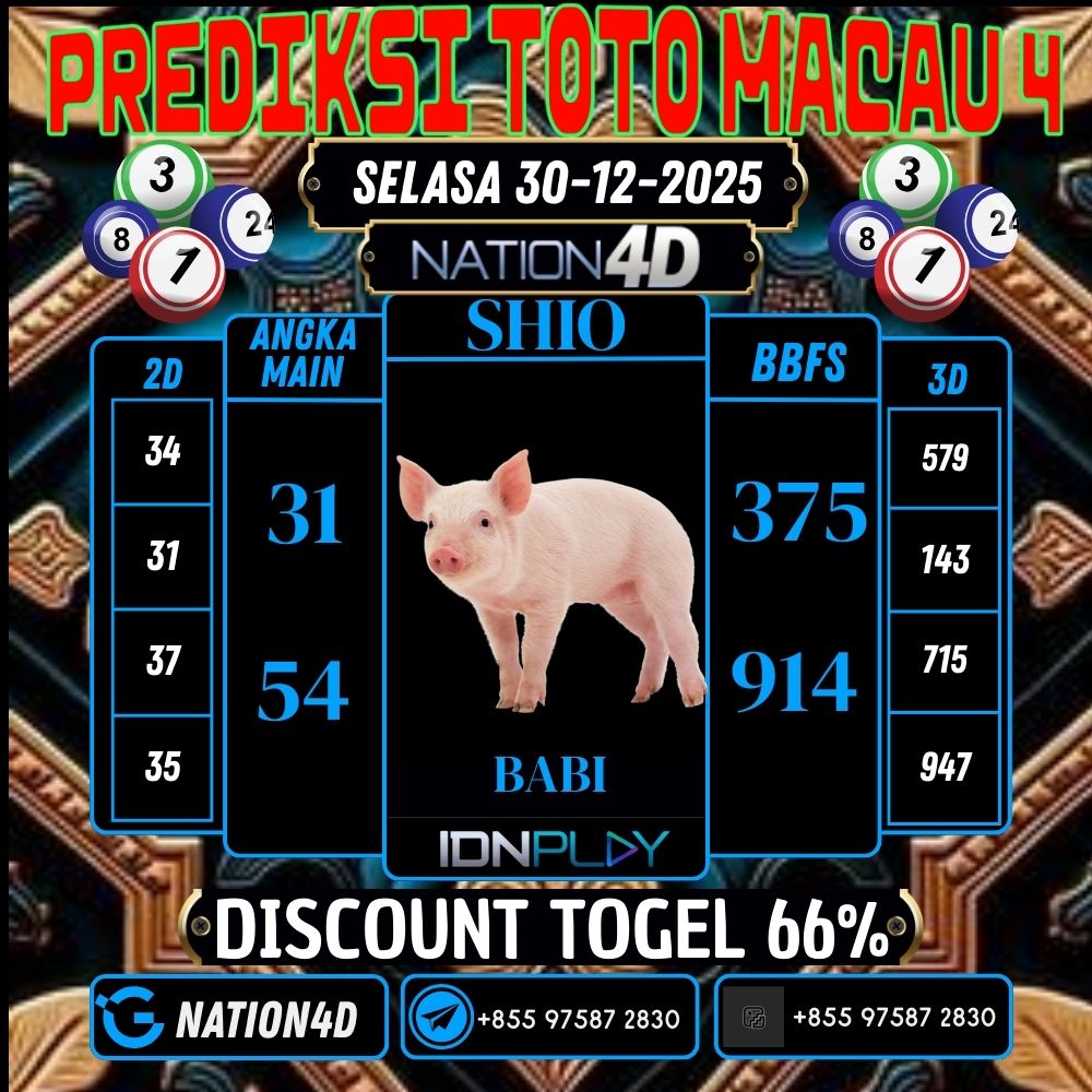 PREDIKSI TOTO MACAU 4
