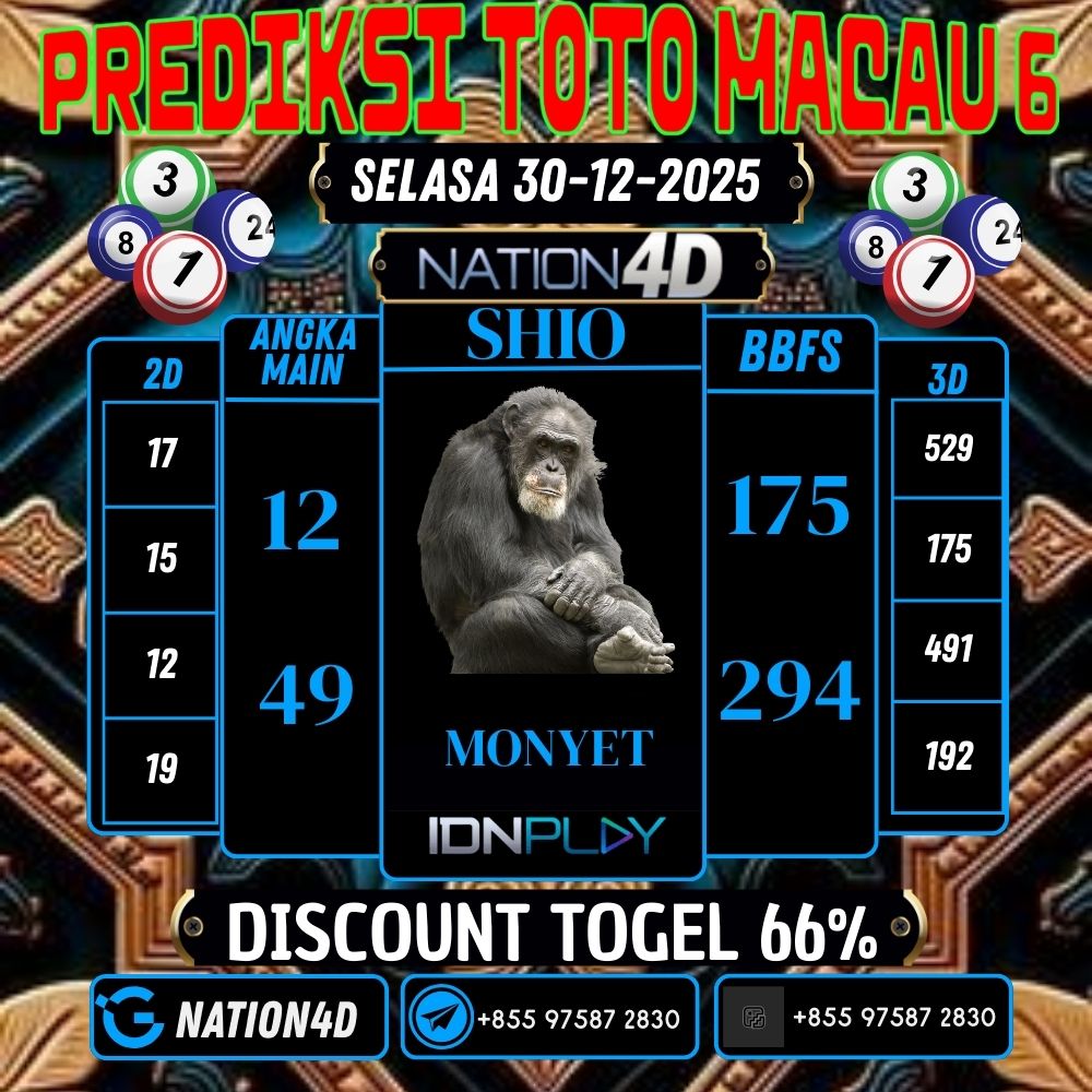 PREDIKSI TOTO MACAU 6