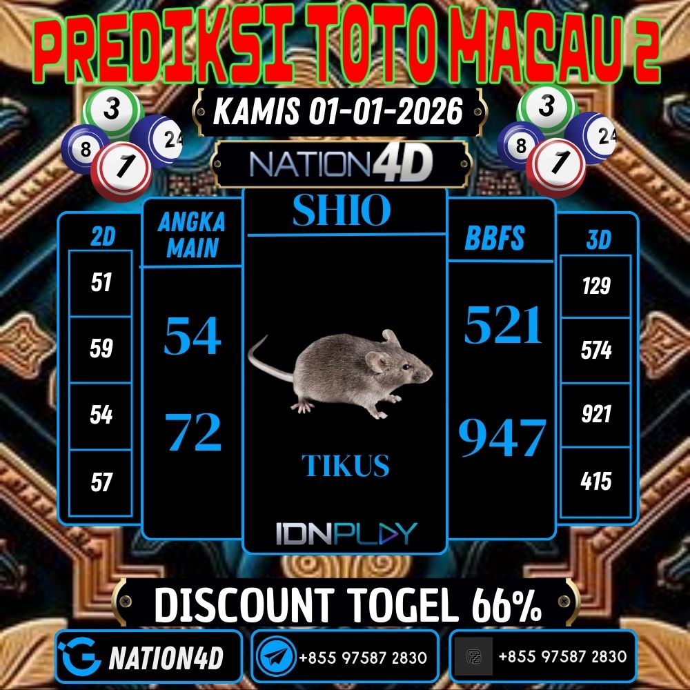 PREDIKSI TOTO MACAU 2
