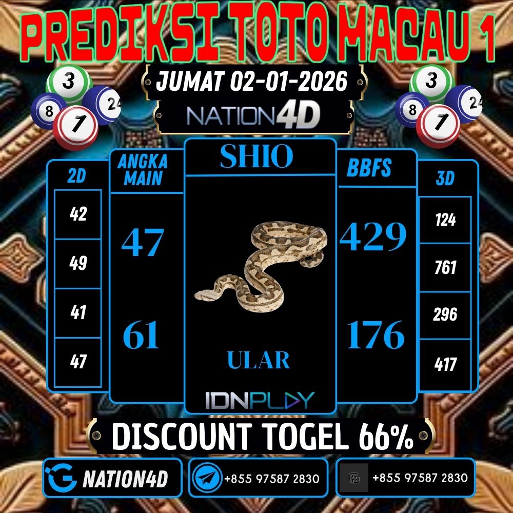 PREDIKSI TOTO MACAU 1