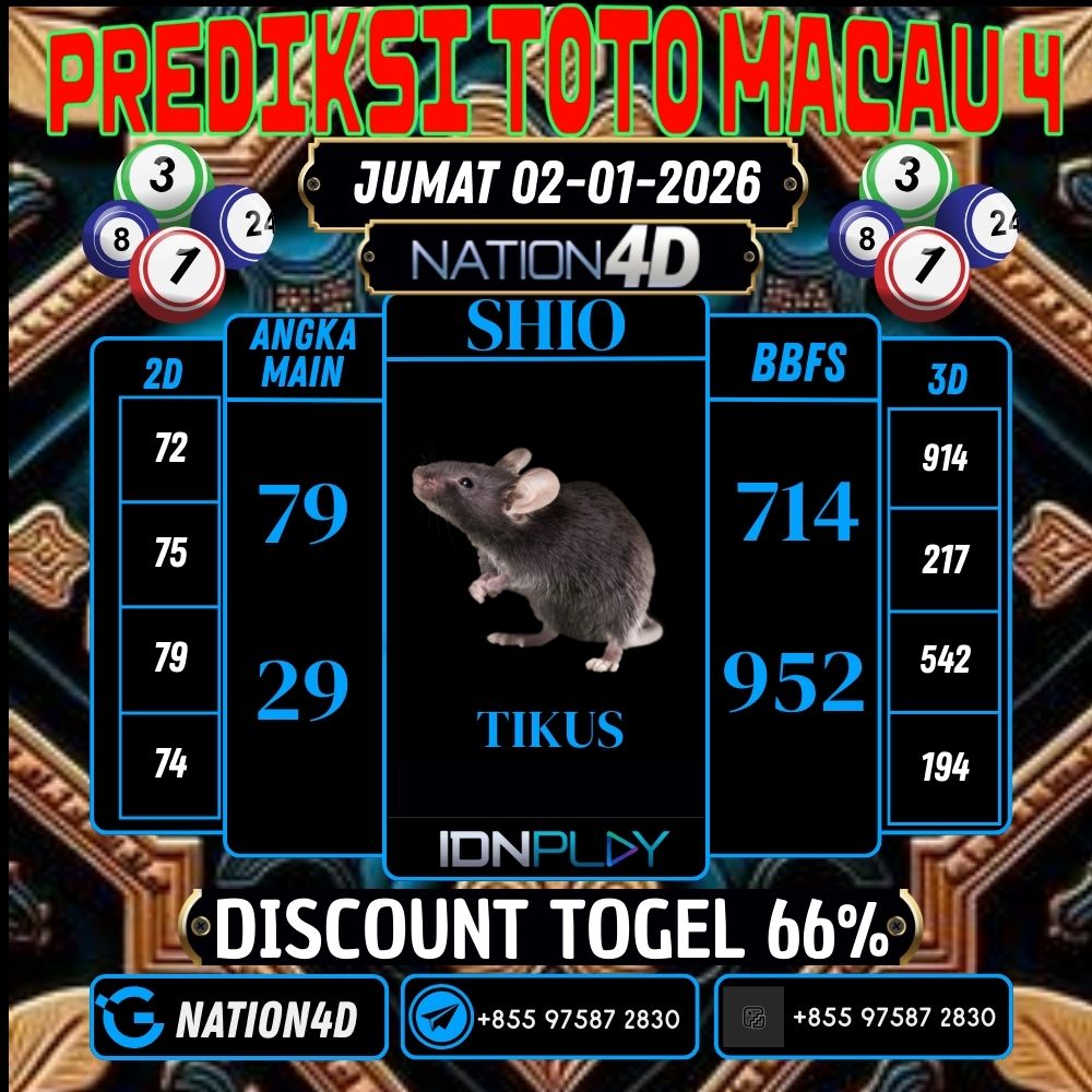 PREDIKSI TOTO MACAU 4