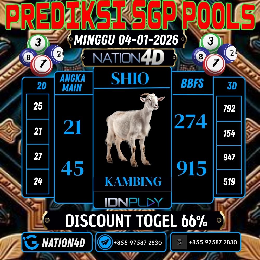 PREDIKSI SINGAPORE POOLS / LOTTO