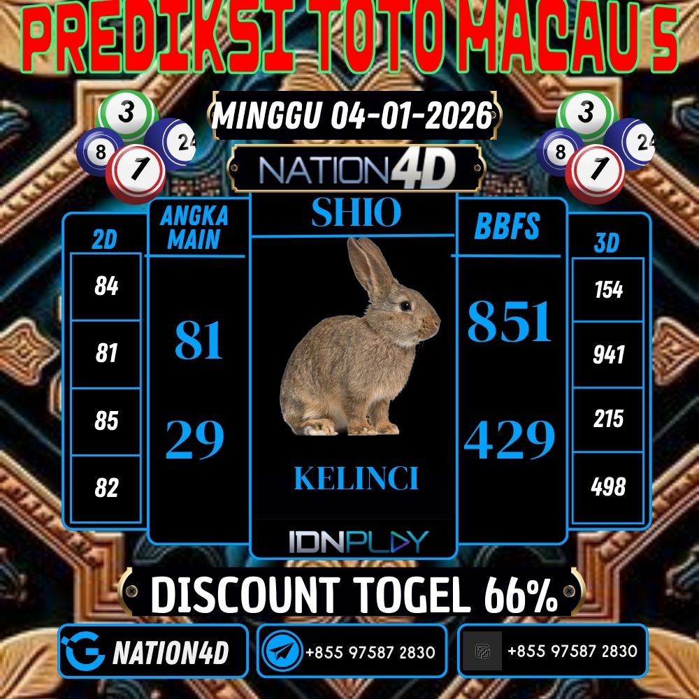 PREDIKSI TOTO MACAU 5