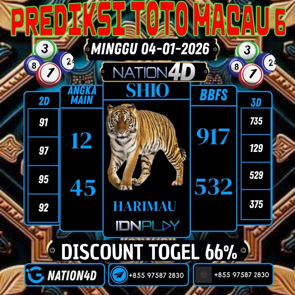 PREDIKSI TOTO MACAU 6