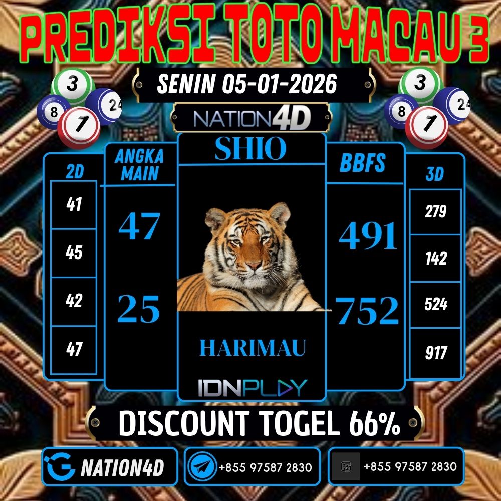 PREDIKSI TOTO MACAU 3