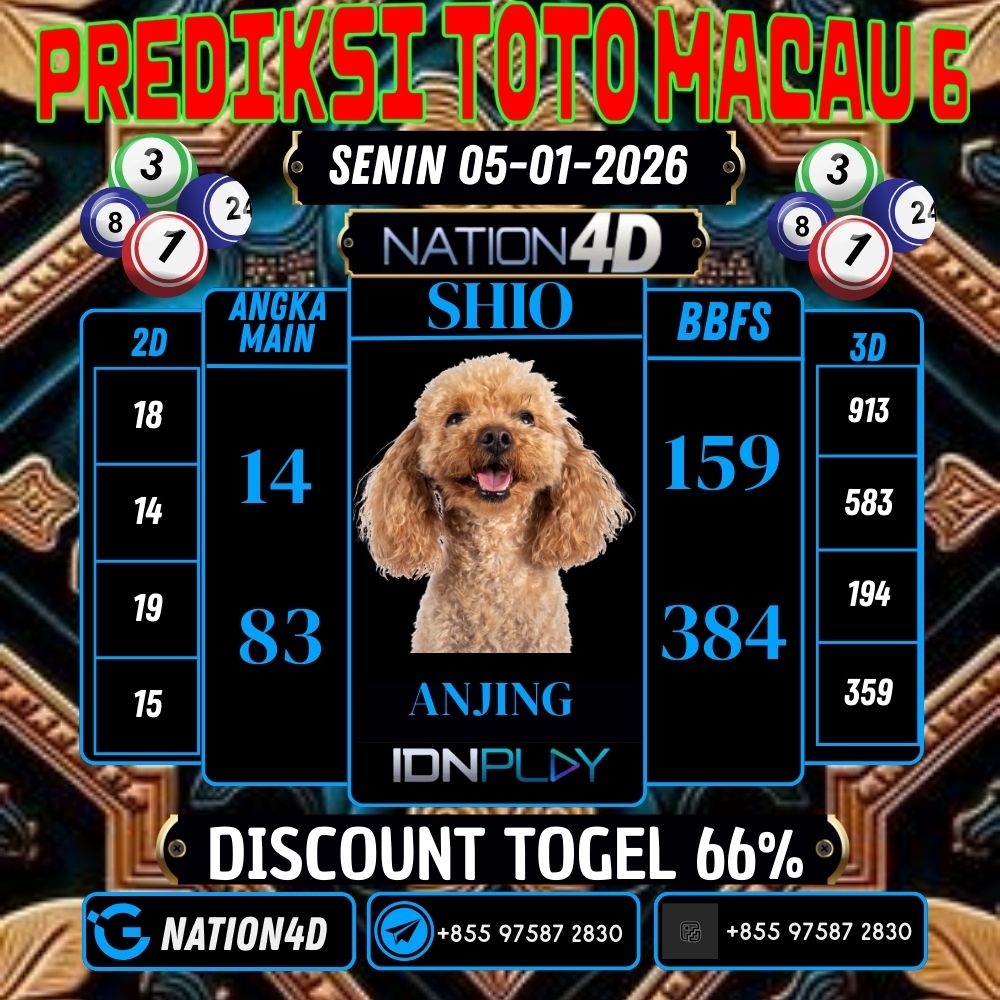 PREDIKSI TOTO MACAU 6