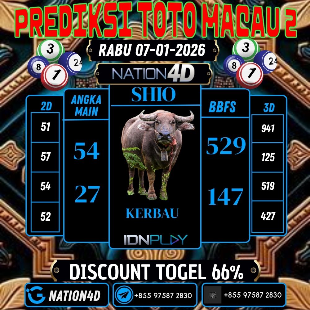 PREDIKSI TOTO MACAU 2