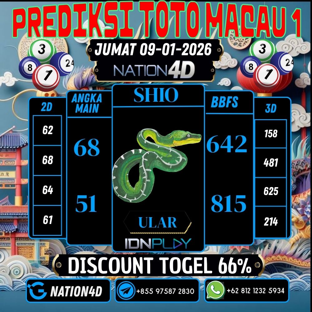 PREDIKSI TOTO MACAU 1