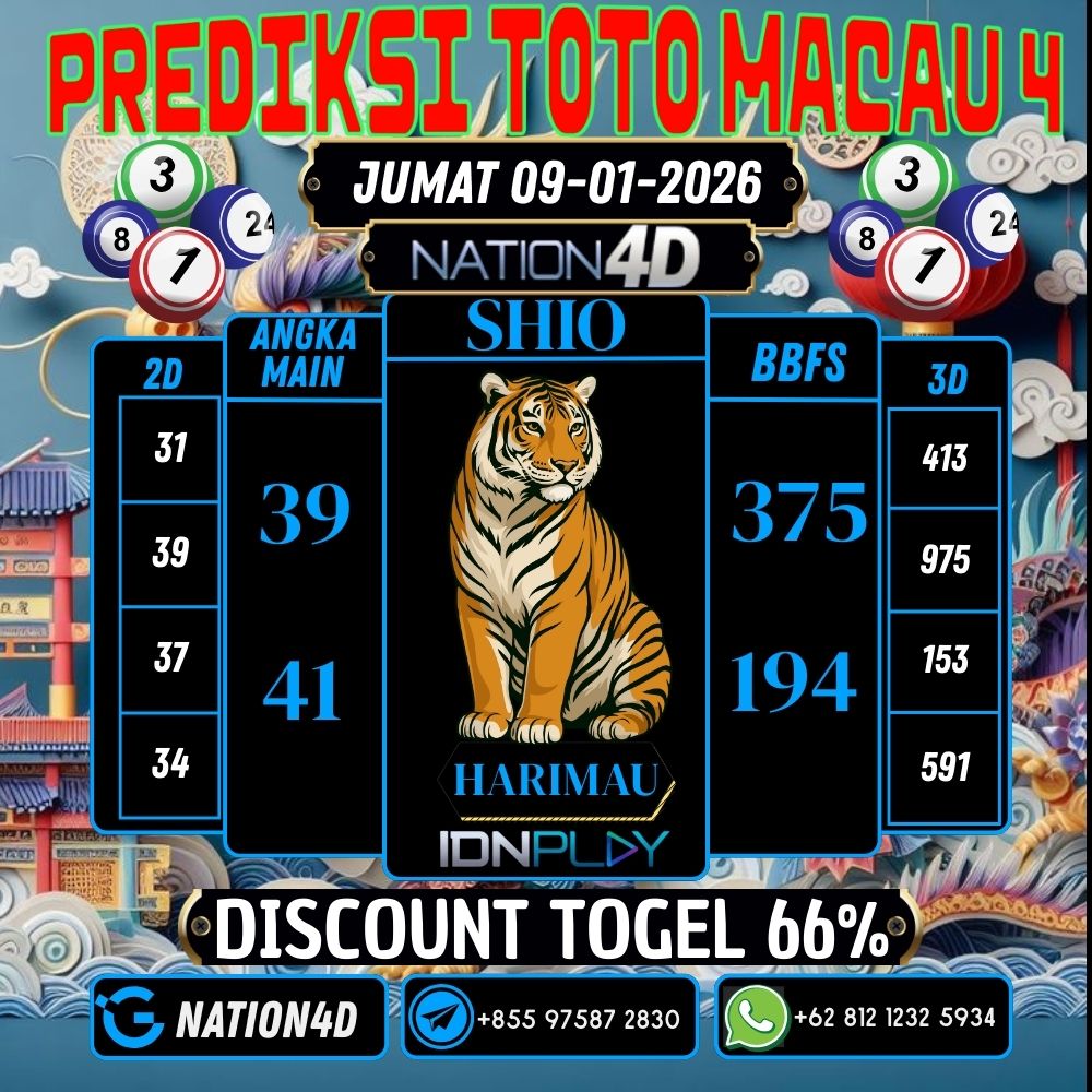 PREDIKSI TOTO MACAU 4
