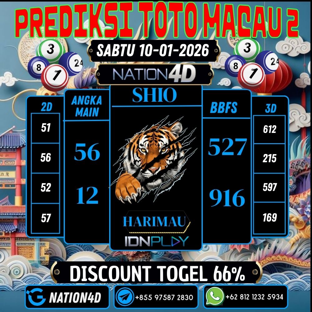 PREDIKSI TOTO MACAU 2