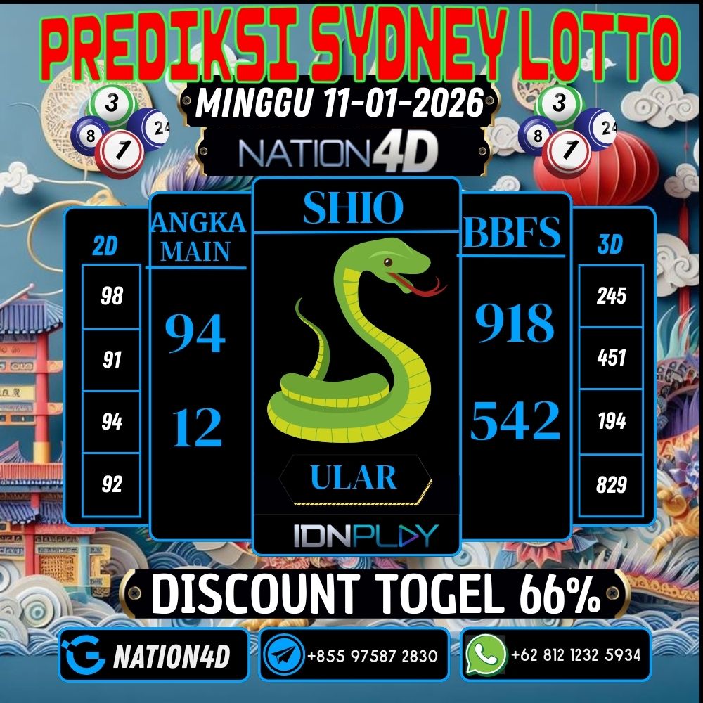 PREDIKSI SYDNEY LOTTO