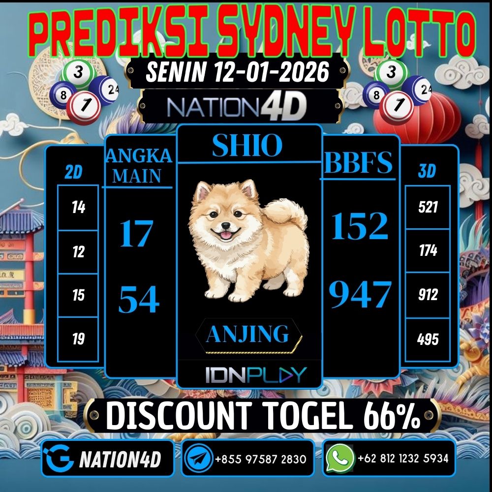 PREDIKSI SYDNEY LOTTO