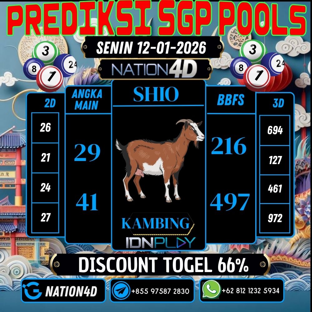 PREDIKSI SINGAPORE POOLS / LOTTO