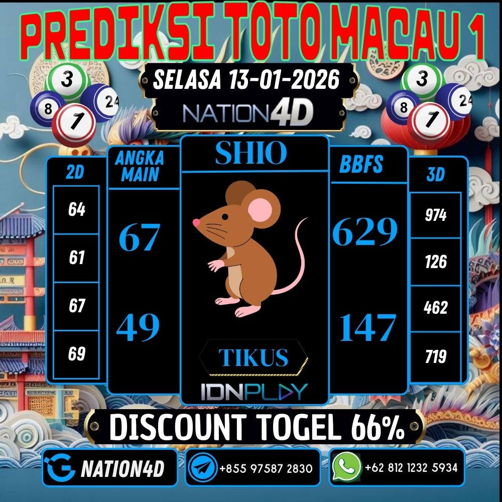PREDIKSI TOTO MACAU 1