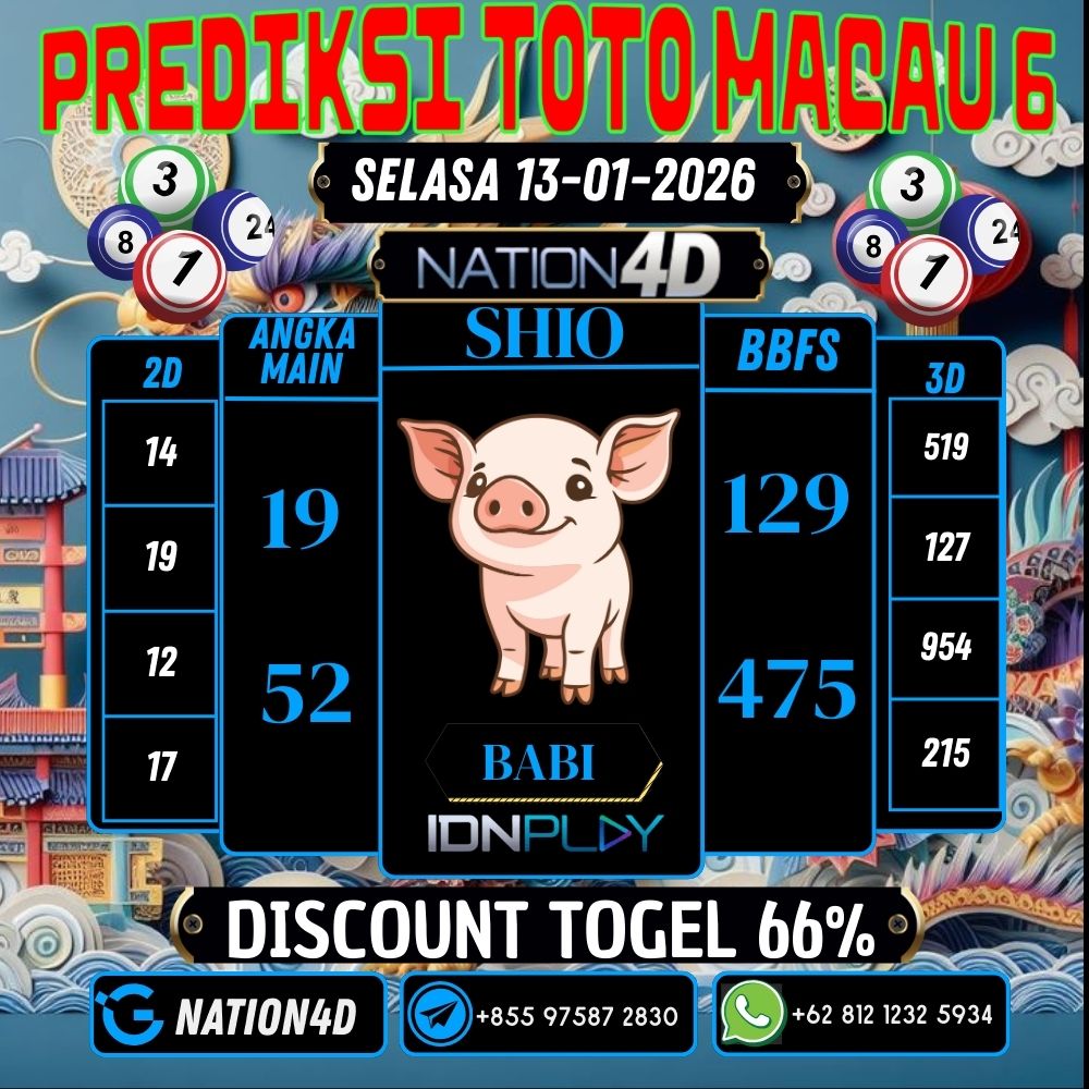 PREDIKSI TOTO MACAU 6