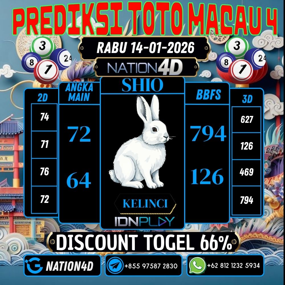 PREDIKSI TOTO MACAU 4