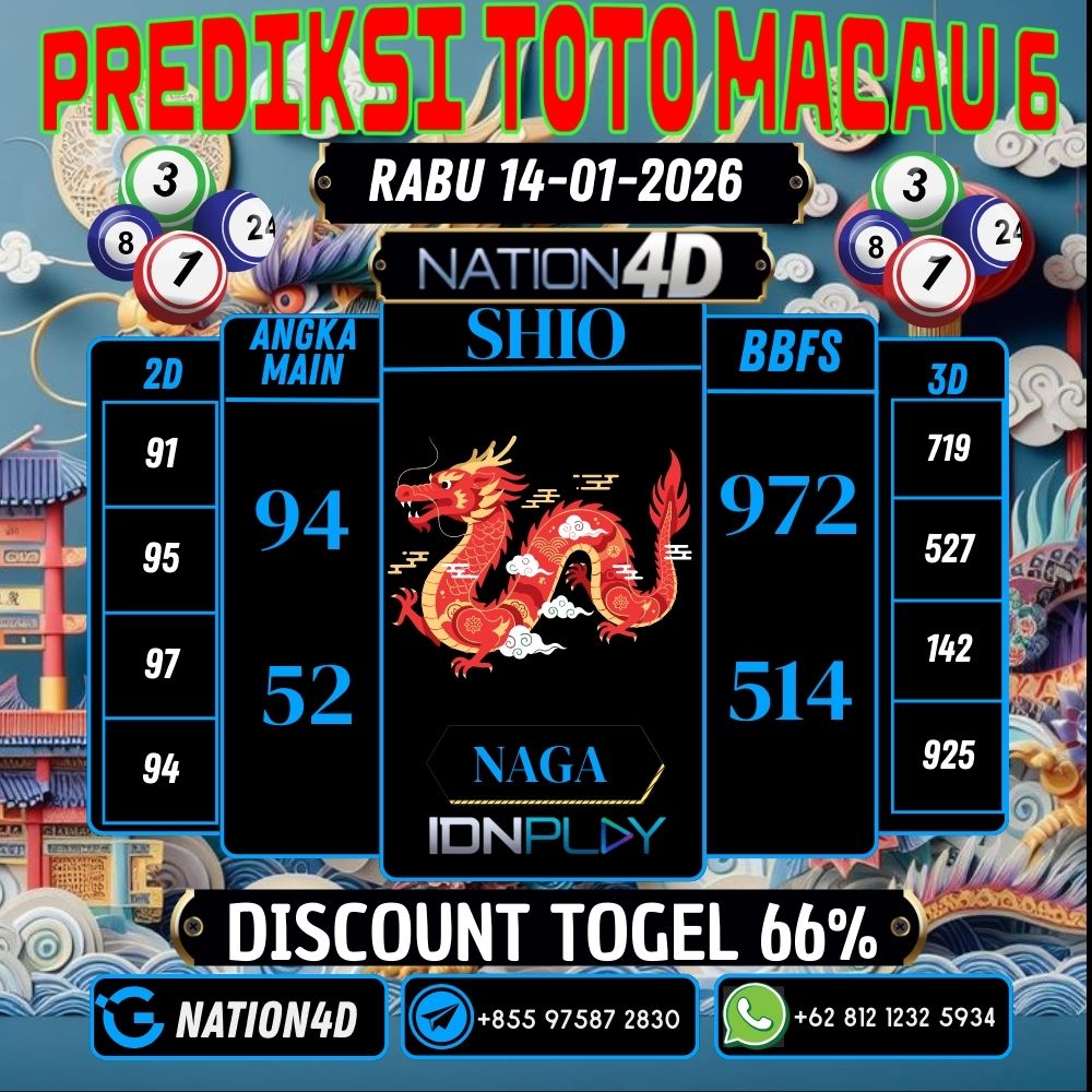 PREDIKSI TOTO MACAU 6