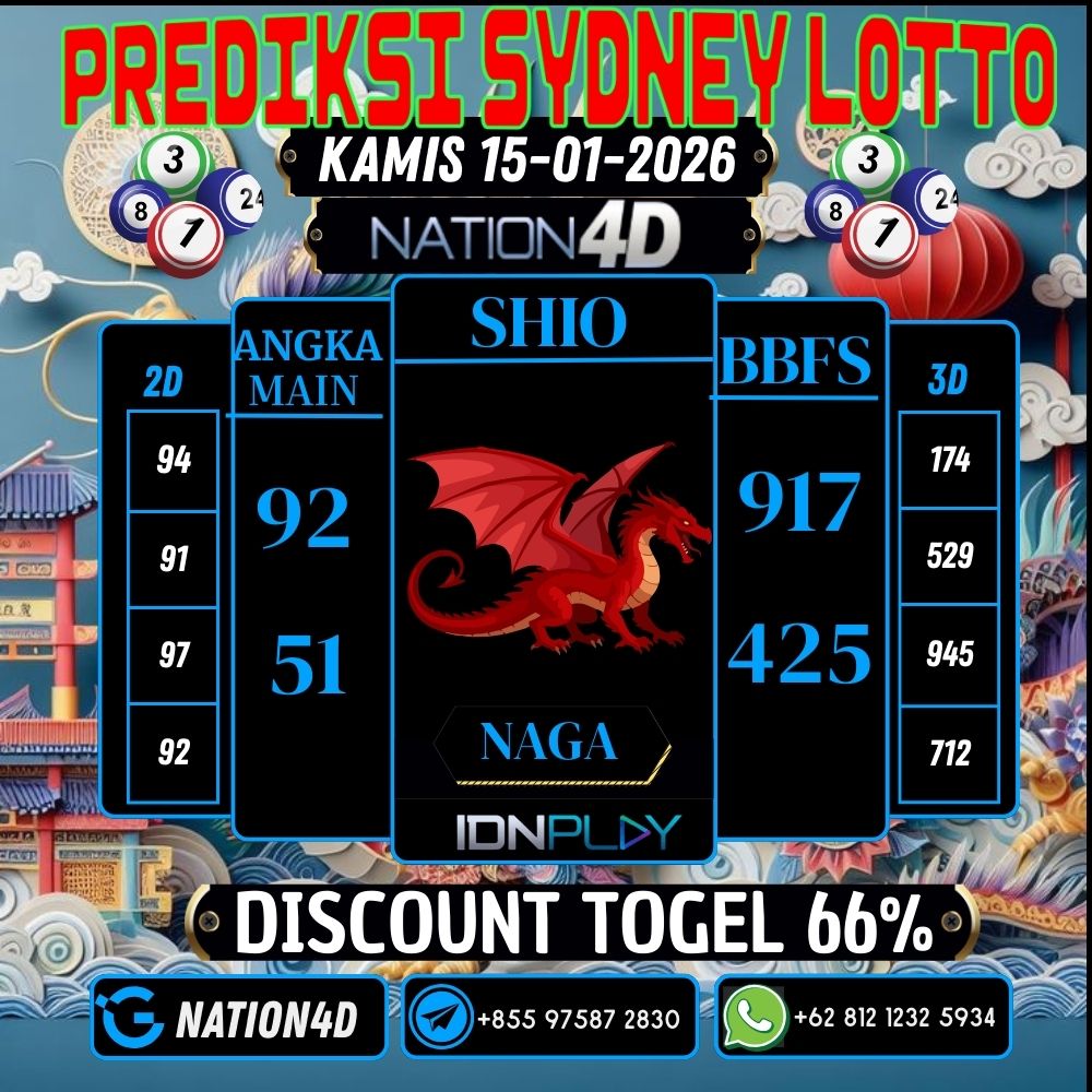 PREDIKSI SYDNEY LOTTO