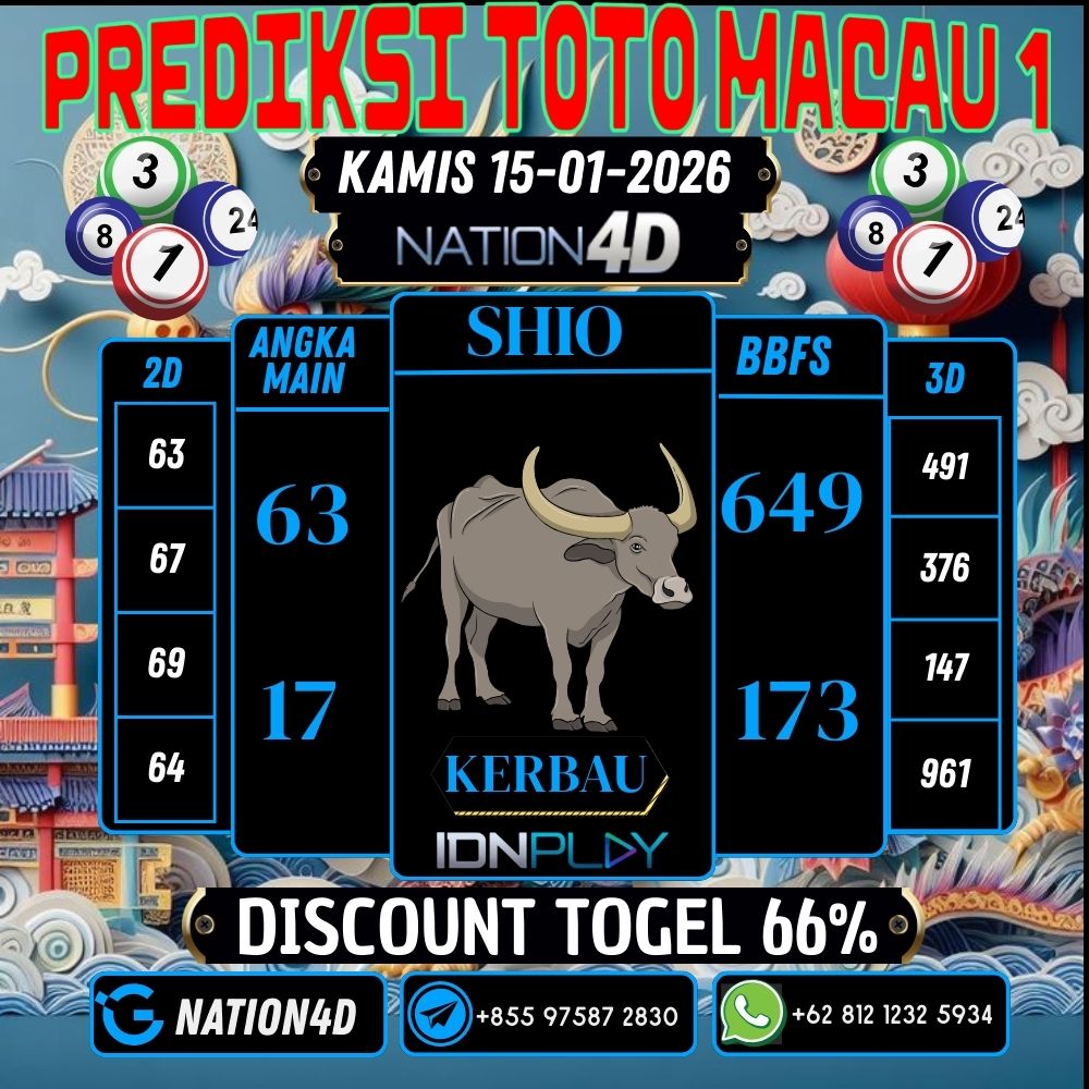 PREDIKSI TOTO MACAU 1