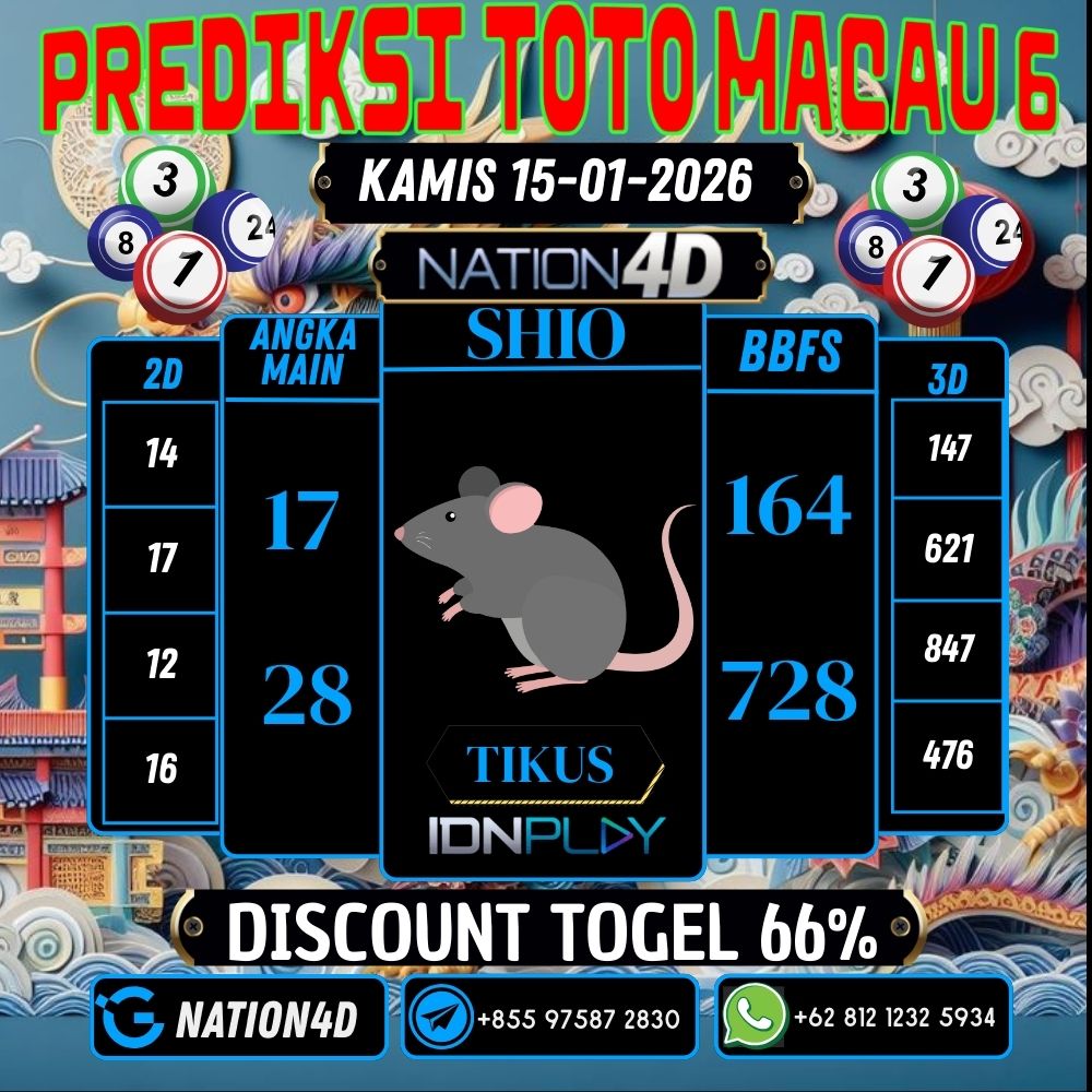 PREDIKSI TOTO MACAU 6