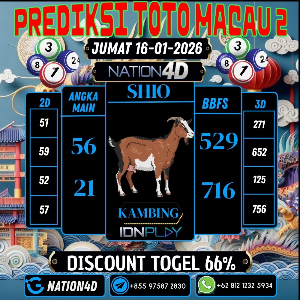 PREDIKSI TOTO MACAU 2