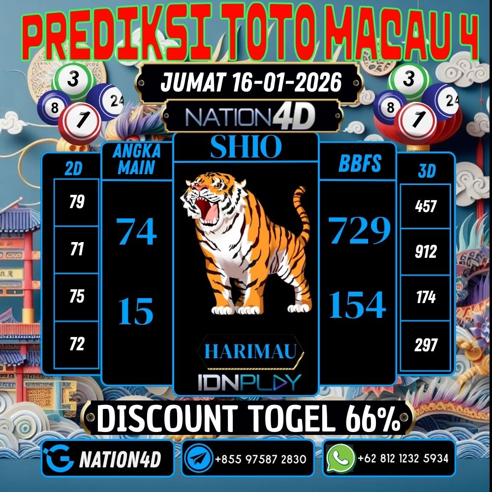 PREDIKSI TOTO MACAU 4
