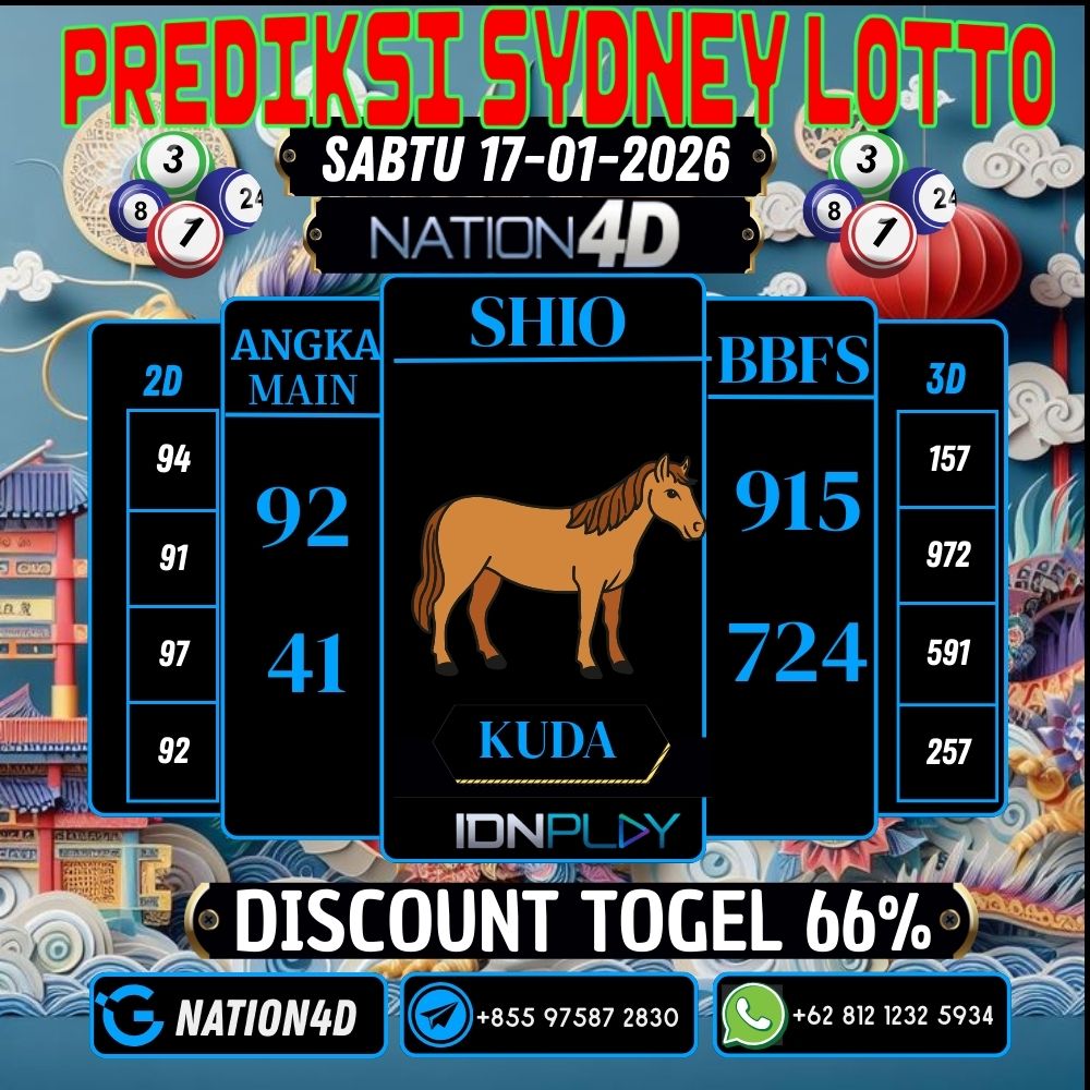 PREDIKSI SYDNEY LOTTO