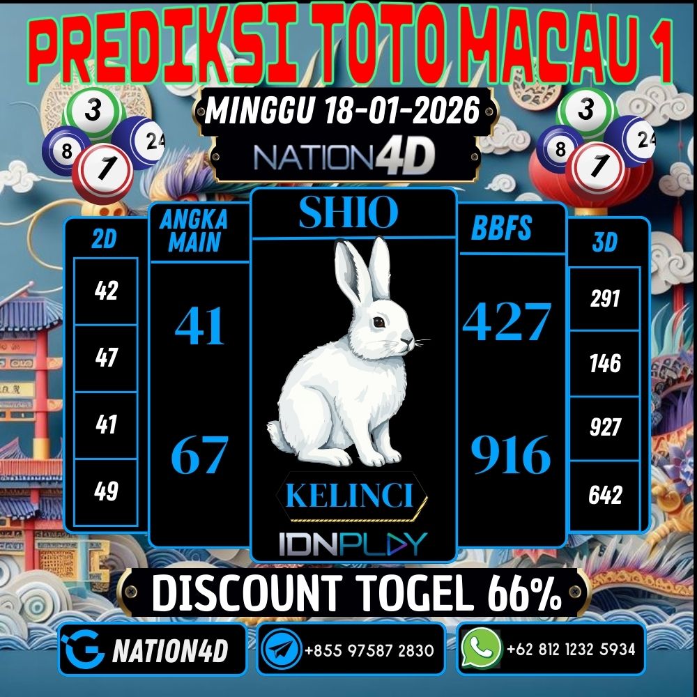 PREDIKSI TOTO MACAU 1