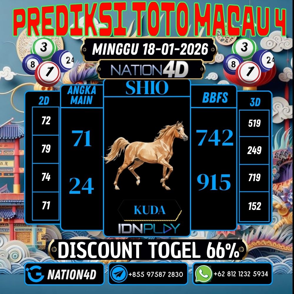 PREDIKSI TOTO MACAU 4