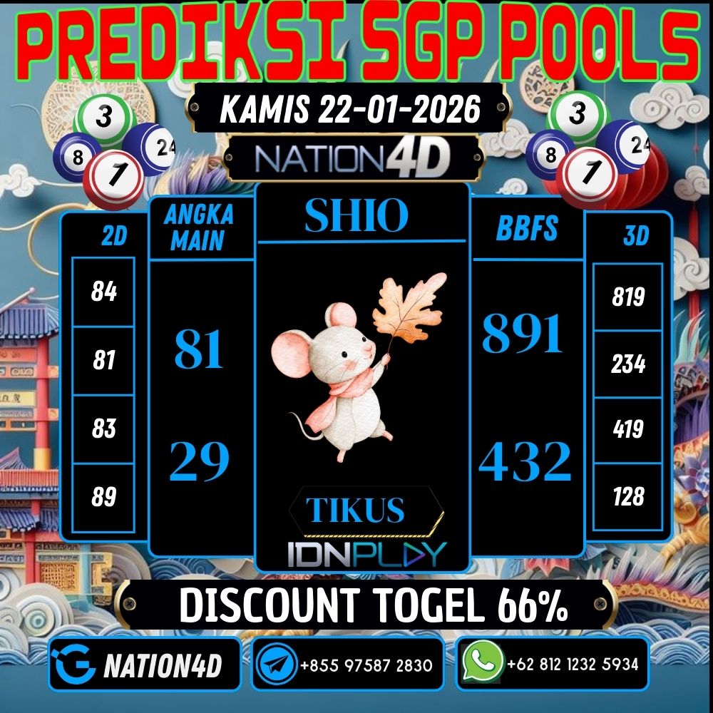 PREDIKSI SINGAPORE POOLS / LOTTO