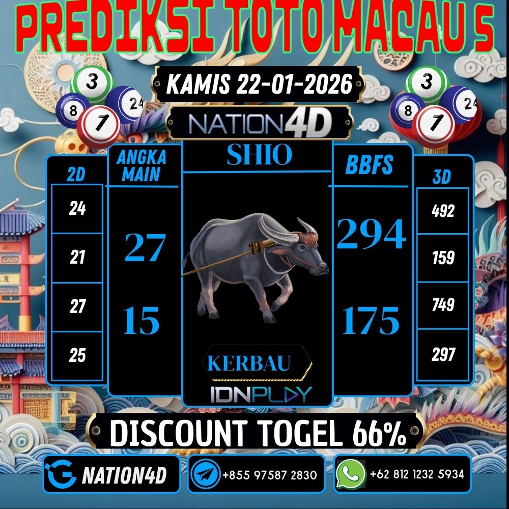 RUMUSAN ANGKA PASARAN TOTO MACAU 5