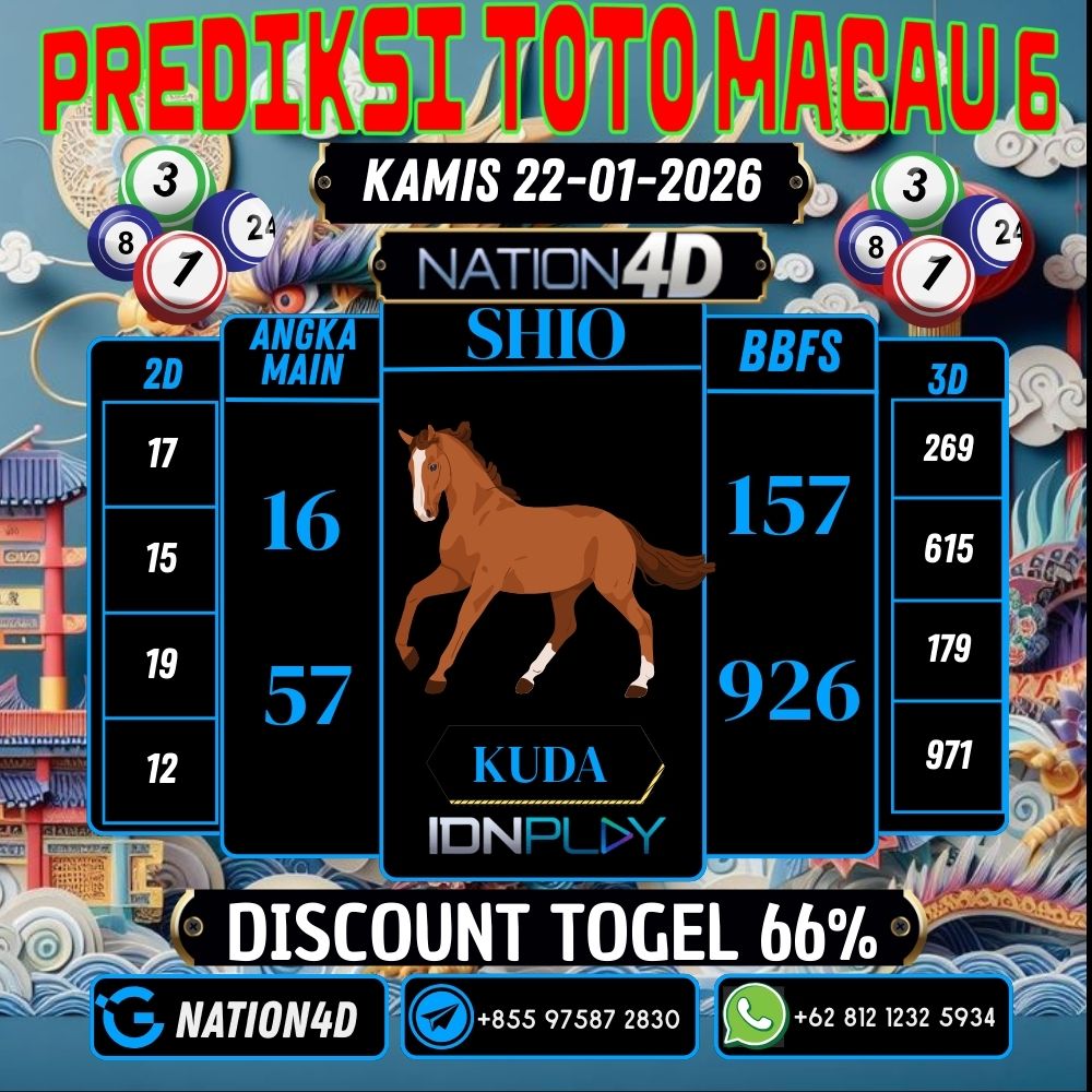 PREDIKSI TOTO MACAU 6