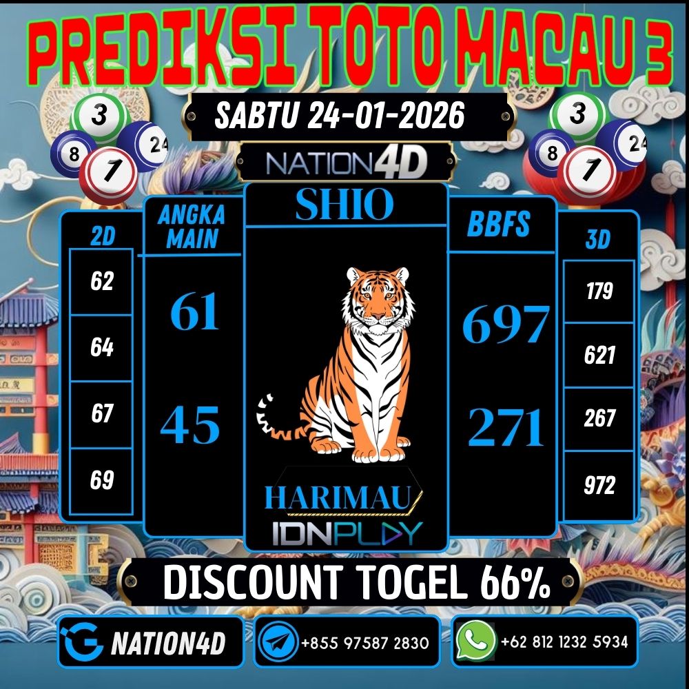 PREDIKSI TOTO MACAU 3