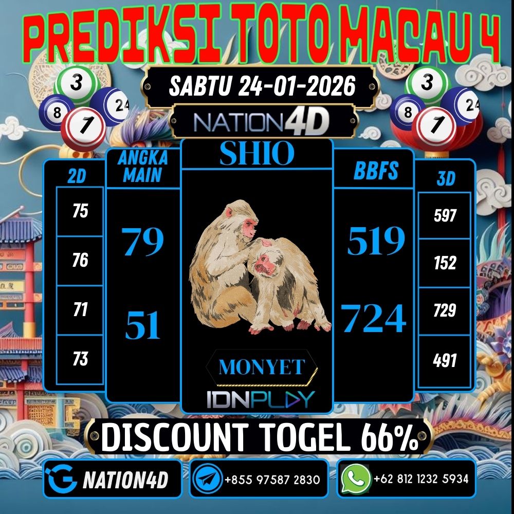 RUMUSAN ANGKA PASARAN TOTO MACAU 4